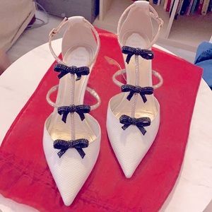 Rene Caovilla Low Heel pumps，Bridal shoes, 37.5